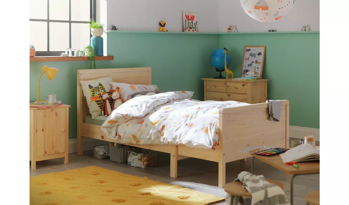 Habitat Bloom Extendable Toddler Bed - Pine