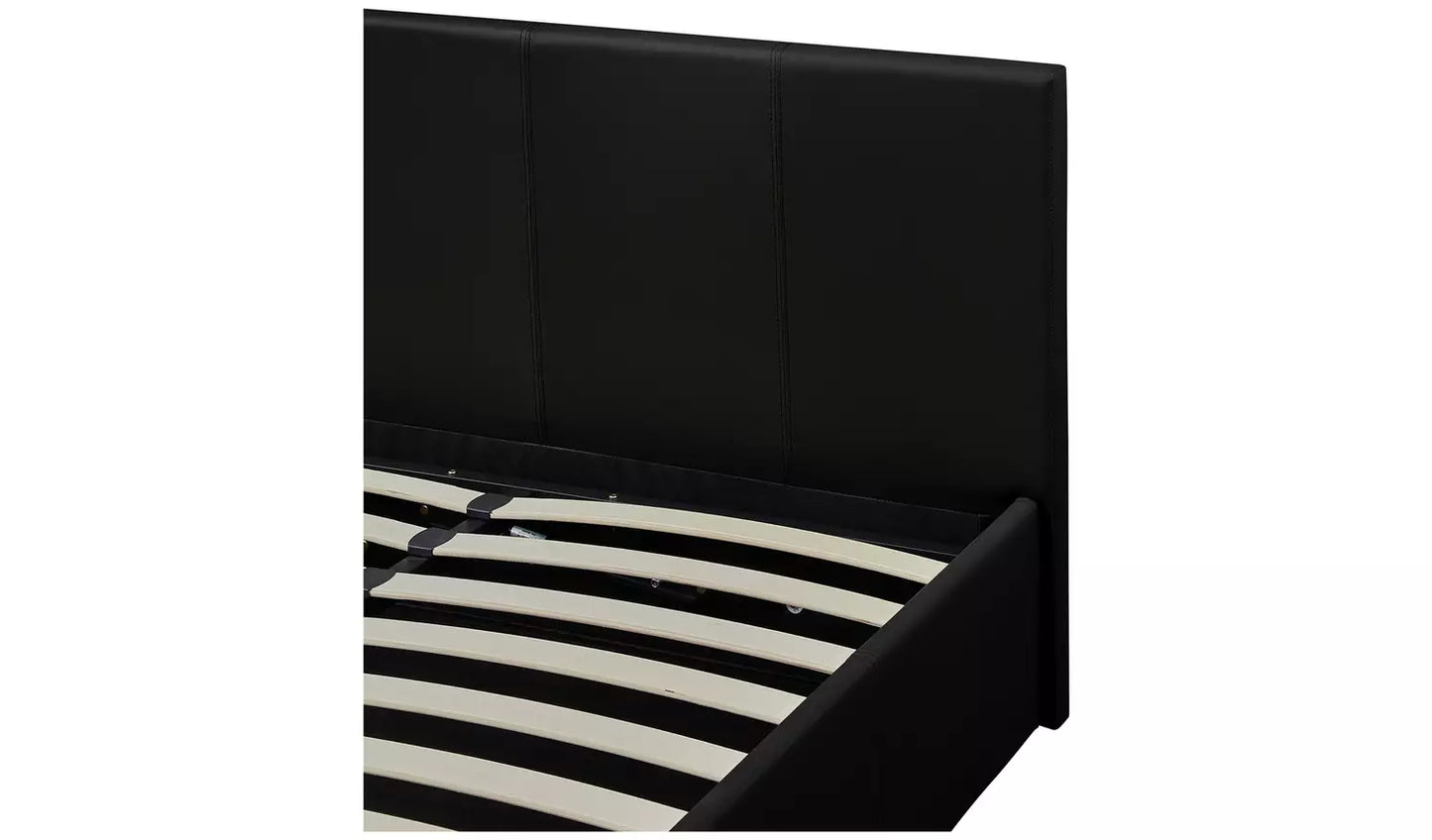 Lavendon Double Side Open Ottoman Bed Frame - Black
