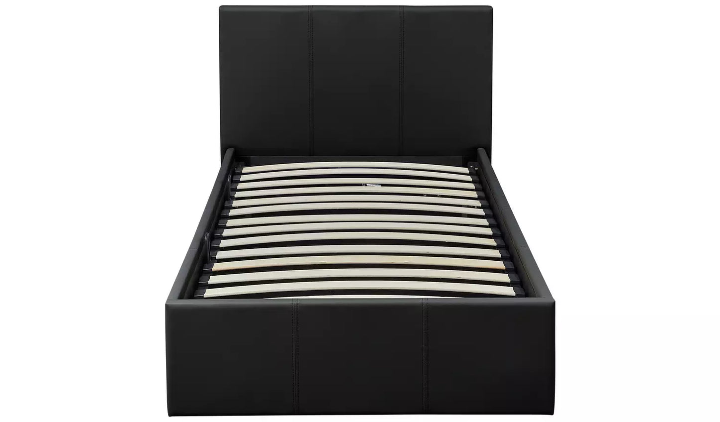 Lavendon Single Side Open Ottoman Bed Frame-Black
