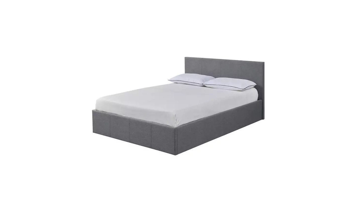 Heathdon 5ft Kingsize Ottoman Bed Frame - Grey