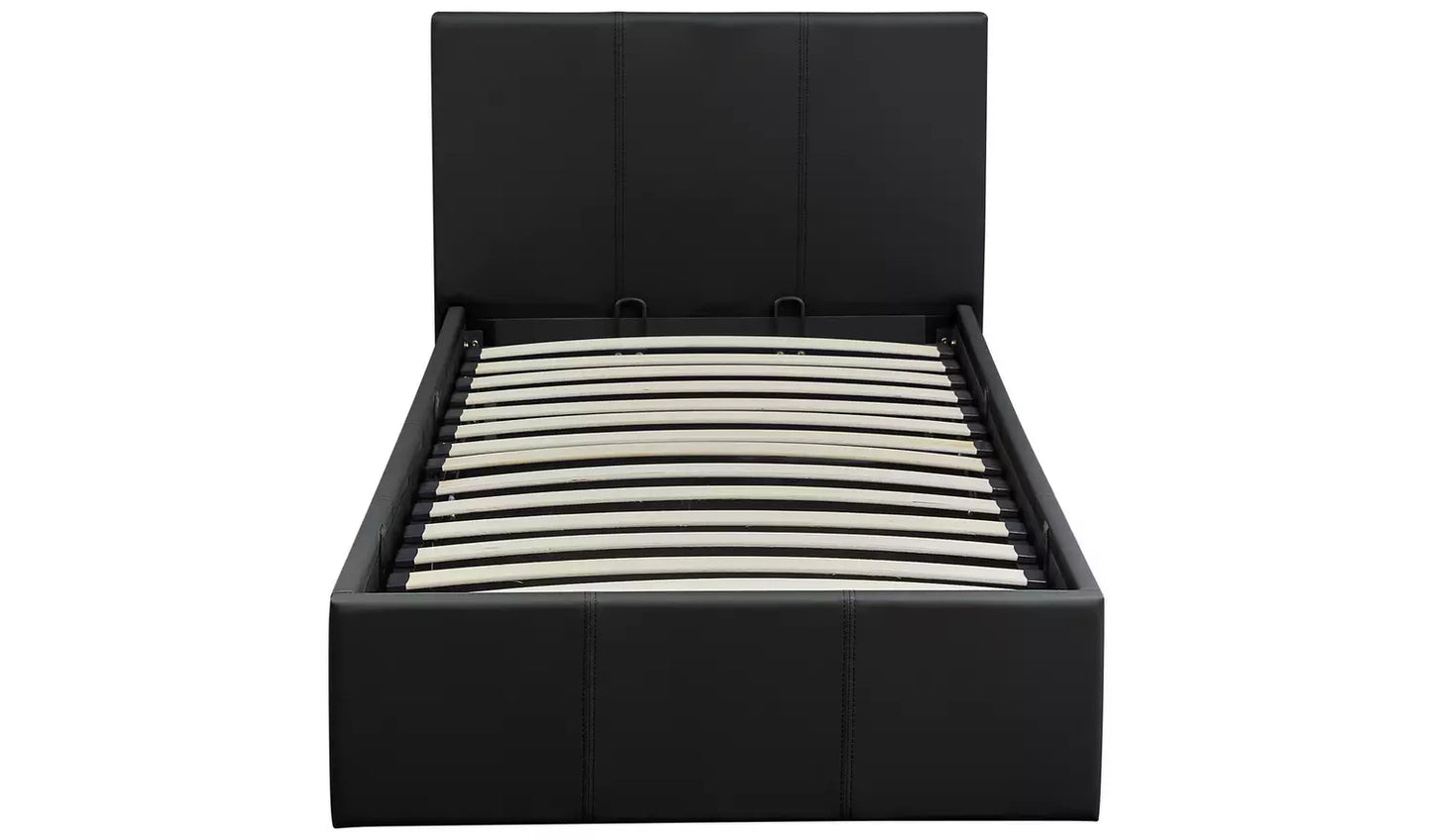 Lavendon Single End Open Ottoman Bed Frame - Black