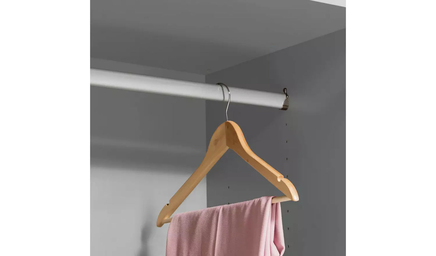 Habitat Munich 2 Door Mirror Wardrobe - White