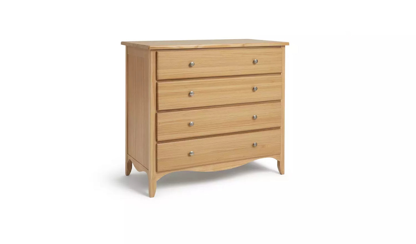 Assembled Habitat Margot 4 Drawer Chest - Pine