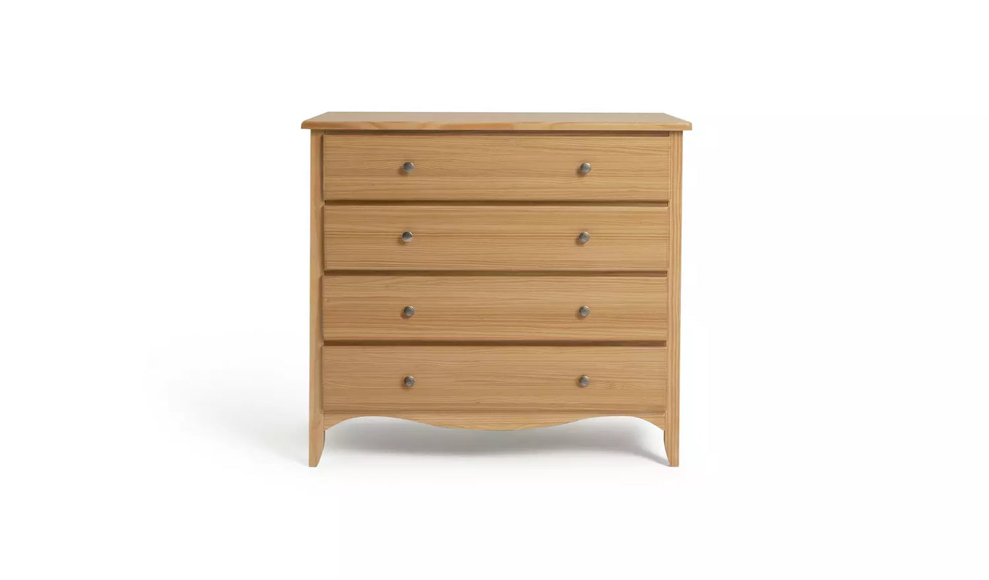 Assembled Habitat Margot 4 Drawer Chest - Pine