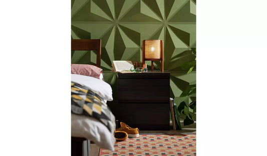 Assembled Jenson 2 Drawer Bedside Table - Oak Effect (x2 Bedside)