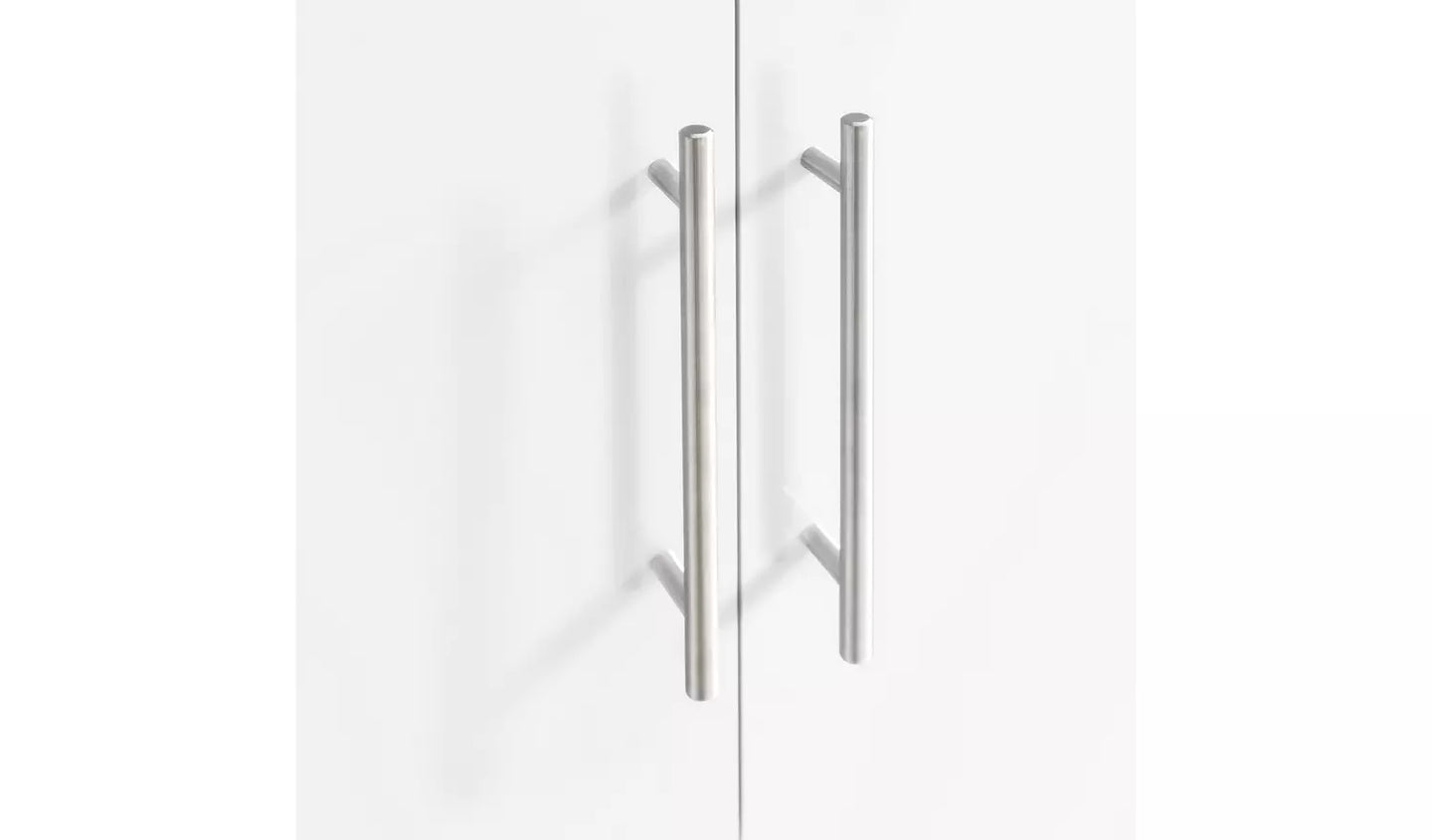 Habitat Munich 3 Door Wardrobe - White Gloss