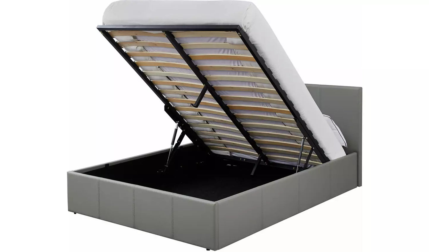 Lavendon Double End Open Ottoman Bed Frame - Grey