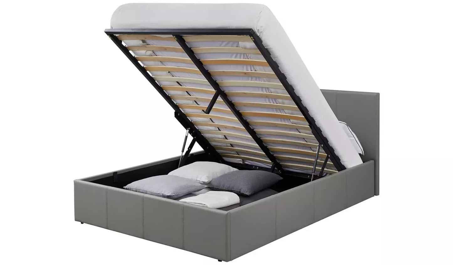 Lavendon Double End Open Ottoman Bed Frame - Grey