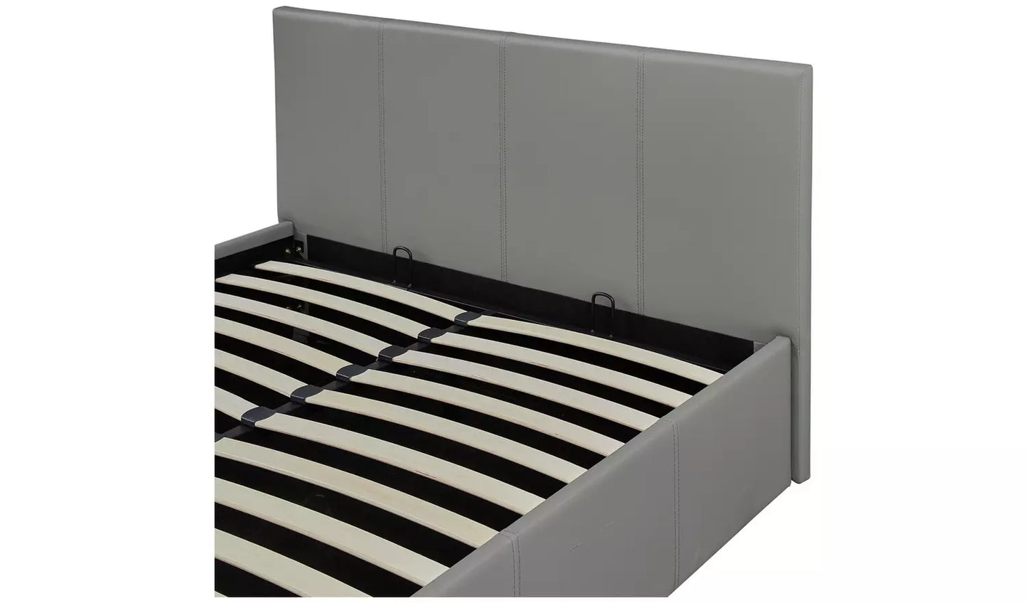 Lavendon Double End Open Ottoman Bed Frame - Grey