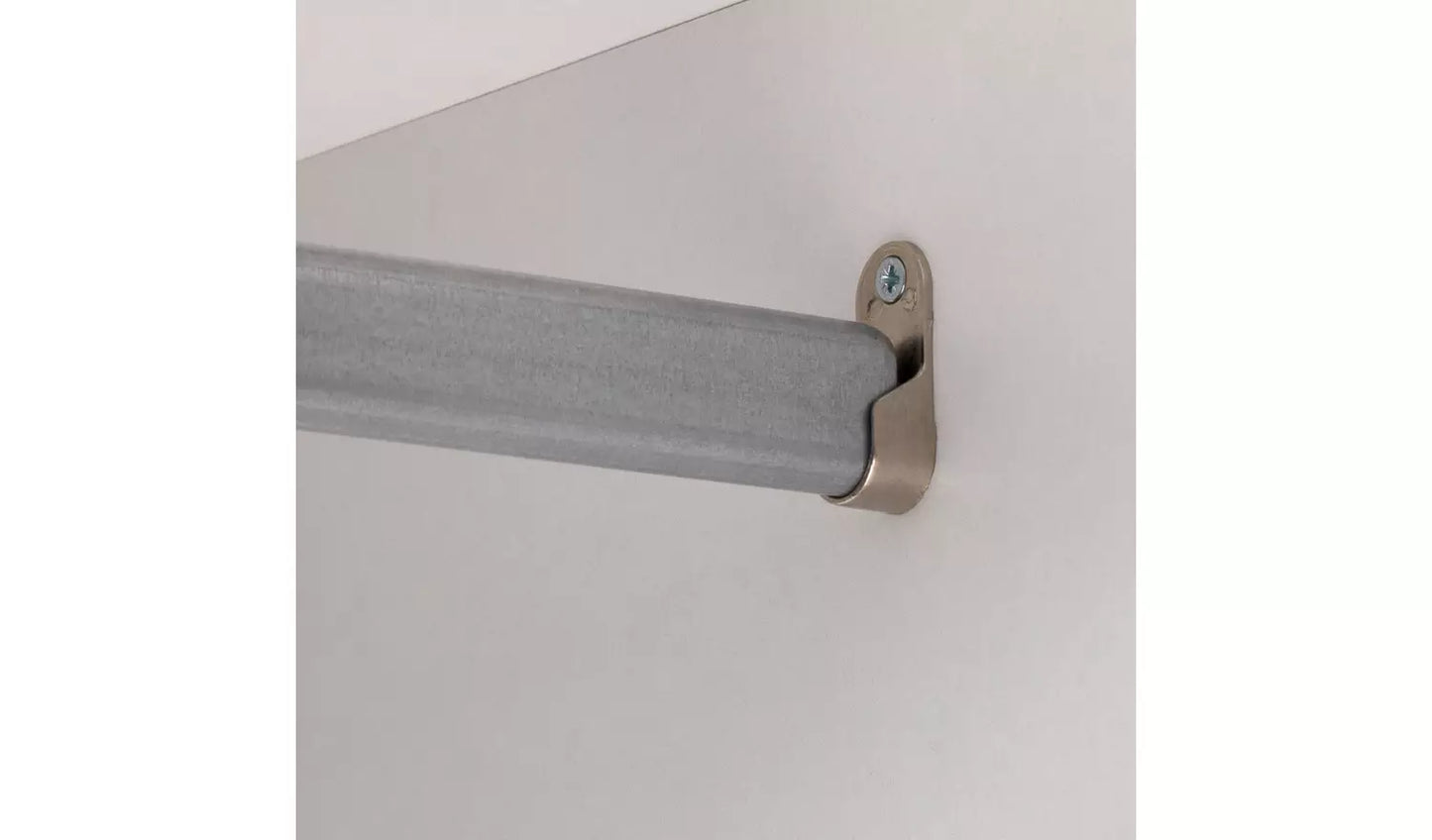 Assembled Malibu Kids 2 Door 2 Drawer Wardrobe White & Blue