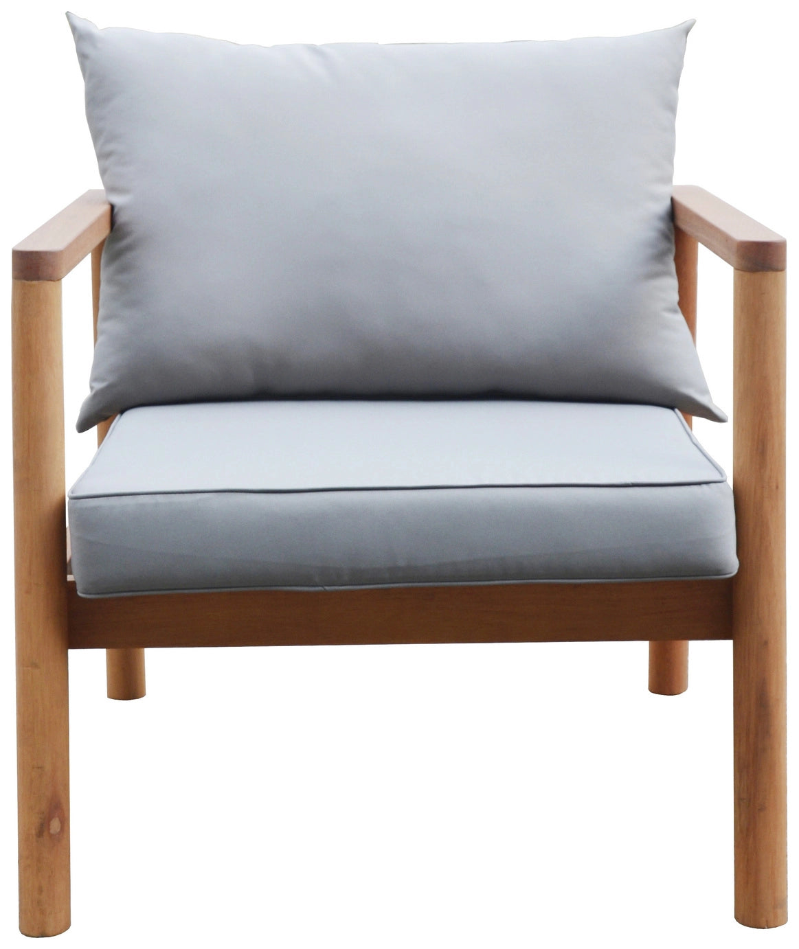 Assembled Habitat Hanson 1 Seater Wooden Chair and Table Set