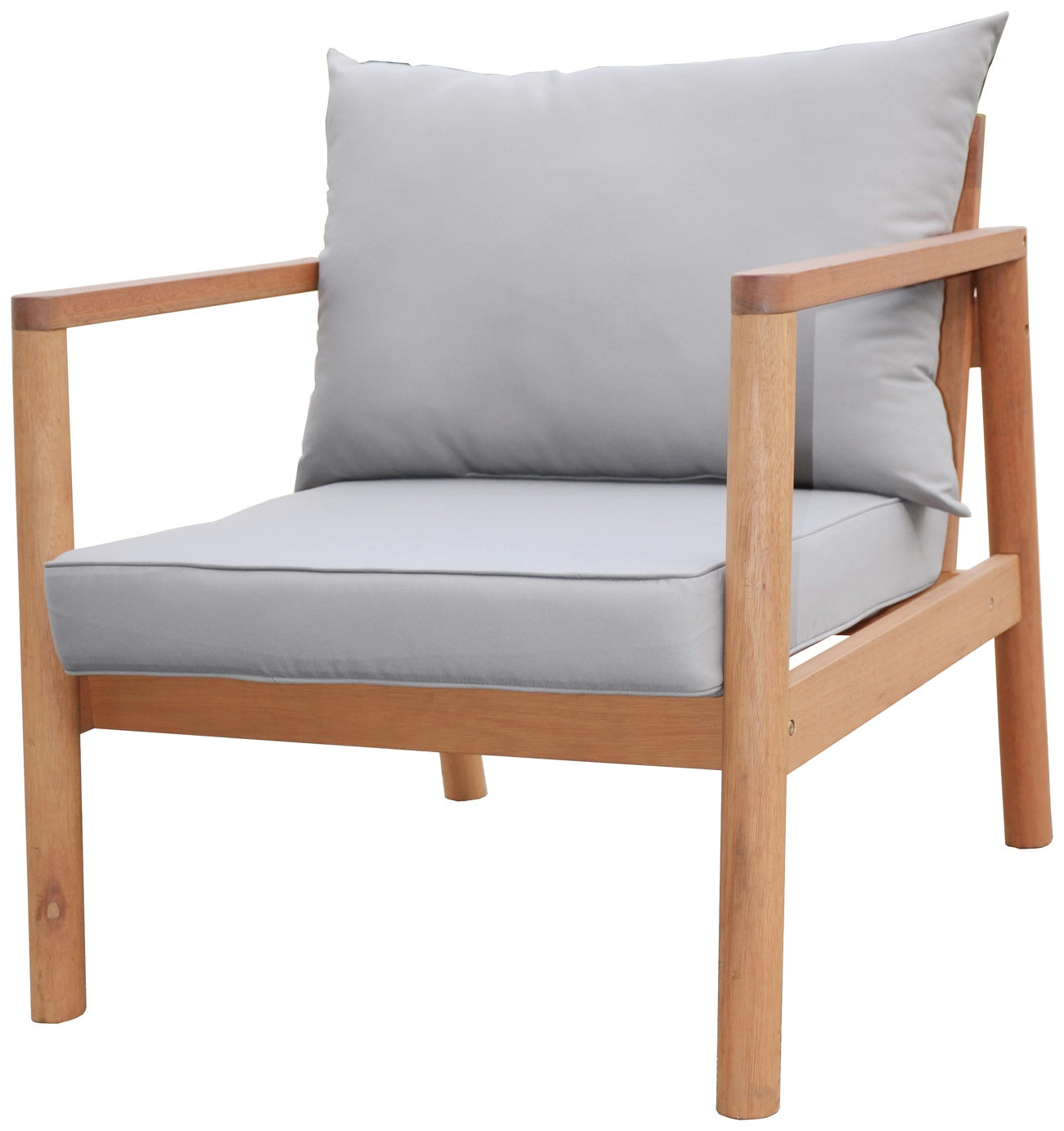 Assembled Habitat Hanson 1 Seater Wooden Chair and Table Set