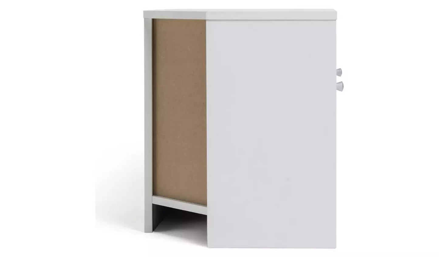 Corners 2 Door TV Unit - White