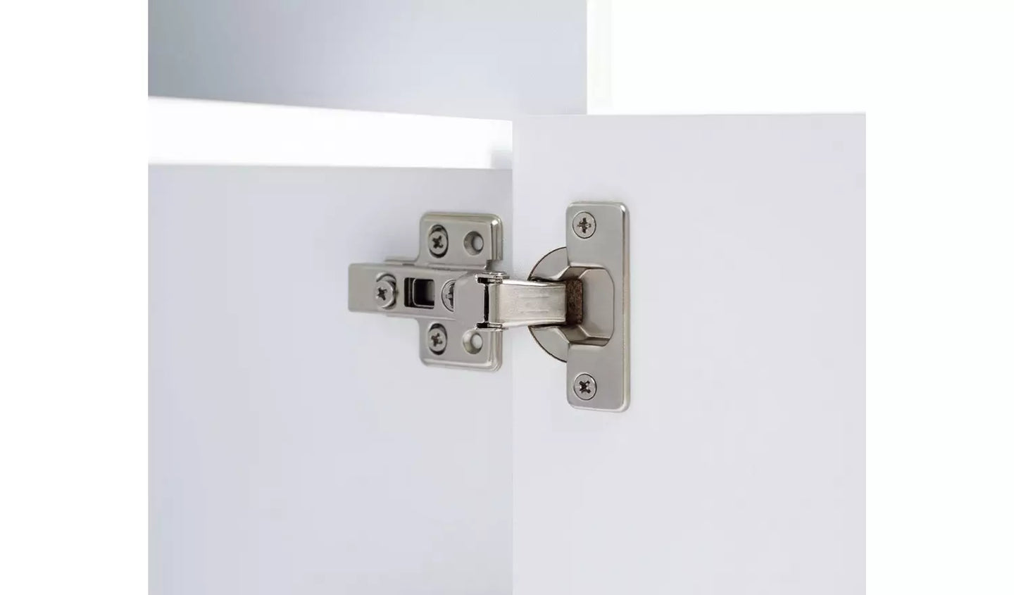 Corners 2 Door TV Unit - White