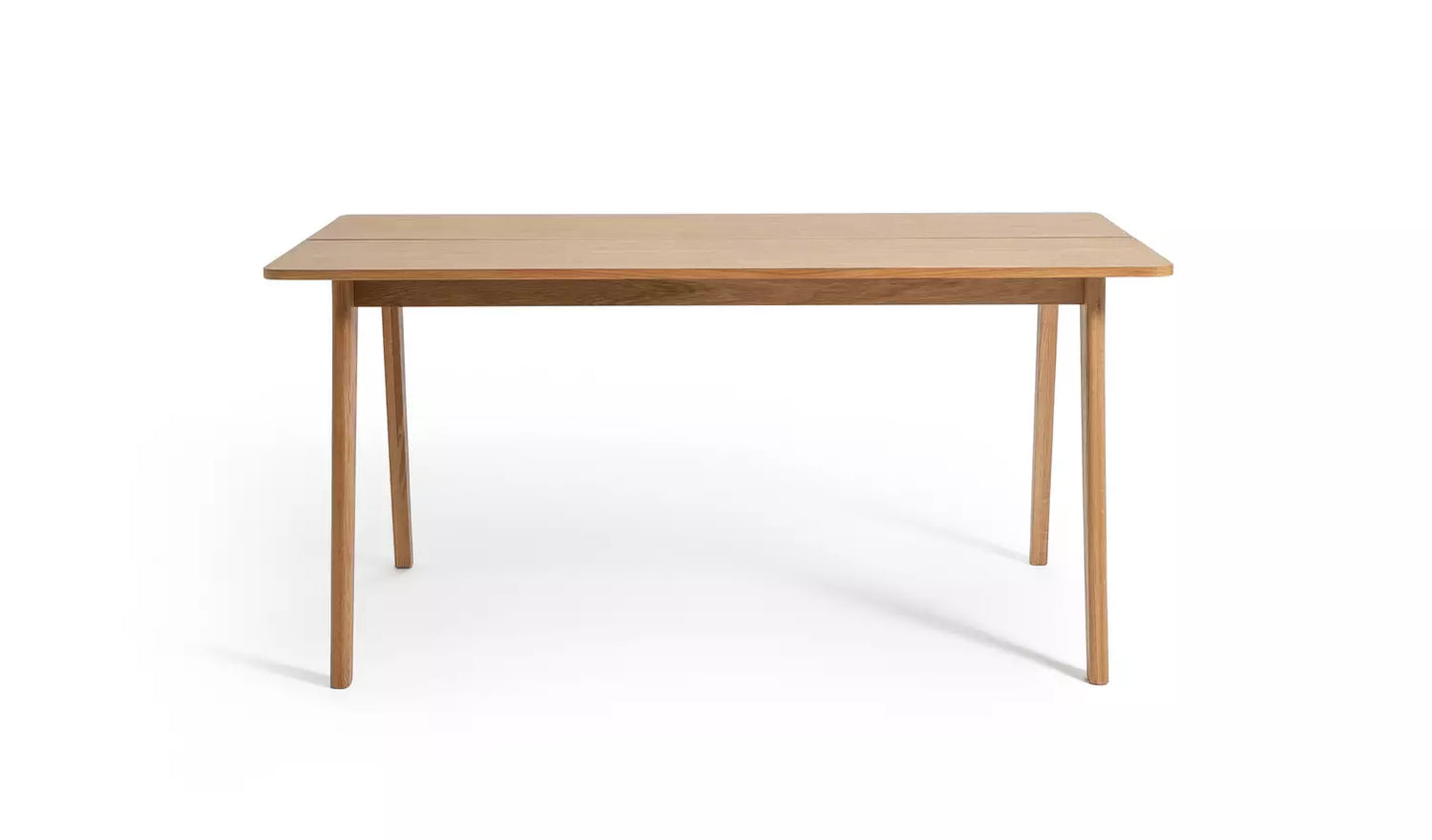 Habitat Nel Oak Veneer 4 Seater Dining Table