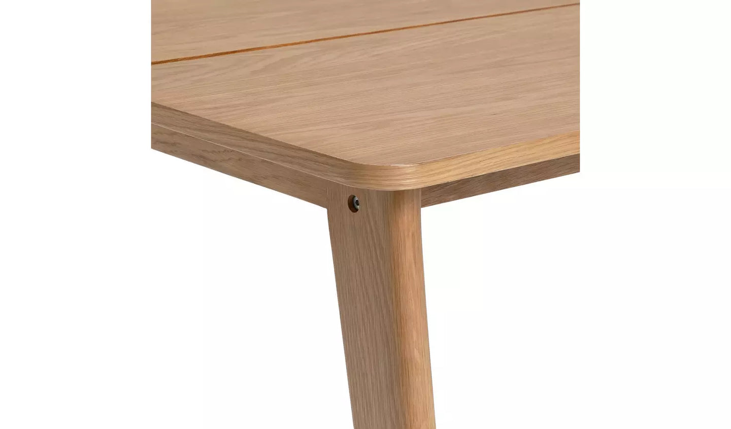 Habitat Nel Oak Veneer 4 Seater Dining Table