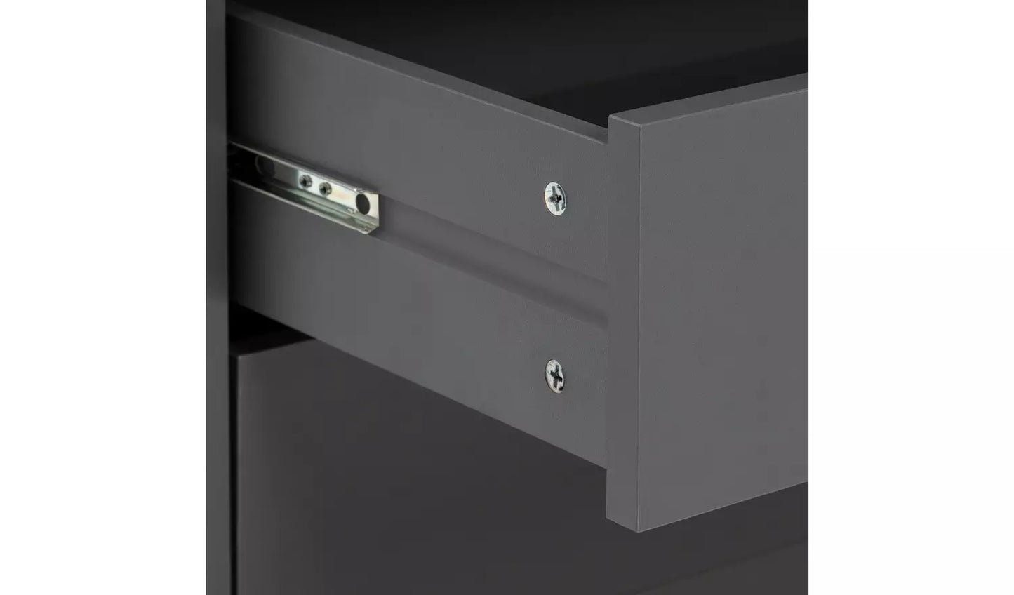 Habitat Pagnell 2 Door 2 Drawer Wardrobe - Grey