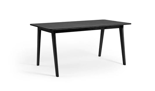 Habitat Nel Wood Veneer 4 Seater Dining Table - Black