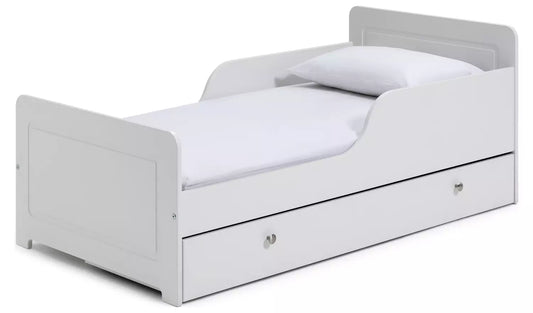 Habitat Brooklyn Toddler Bed With Drawer - White