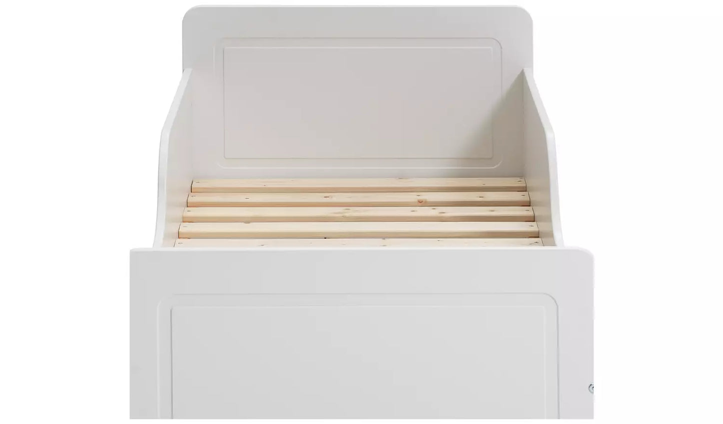 Habitat Brooklyn Toddler Bed With Drawer - White