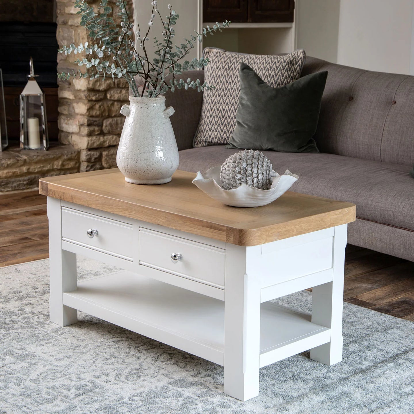 Assembled Farmhouse Coffee Table