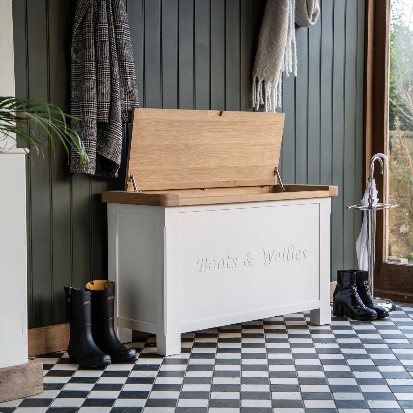 Assembled Wellies & Shoe Storage