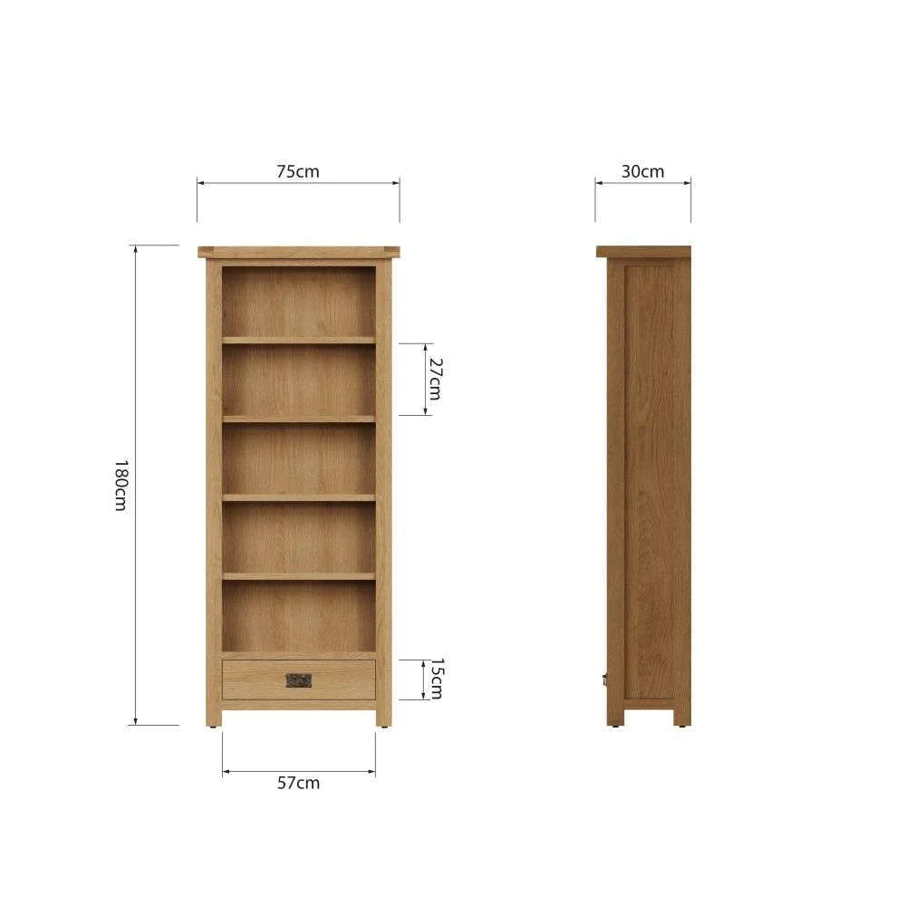 Occasional Medium Bookcase - Oak