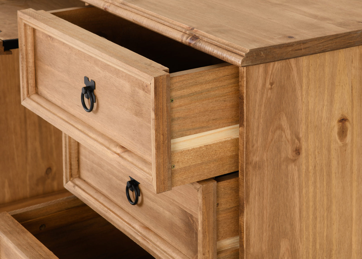 Computer Desk - Distressed Waxed Pine