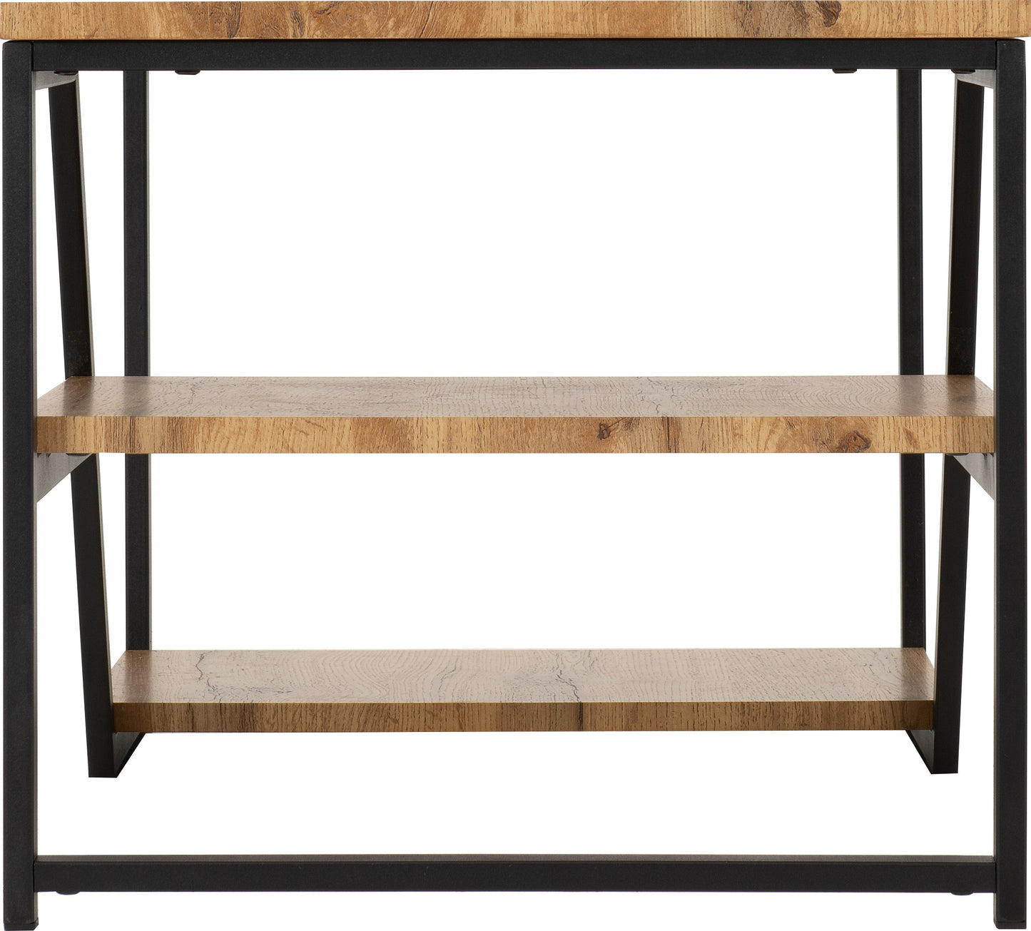 Coffee Table - Light Oak Effect/Black