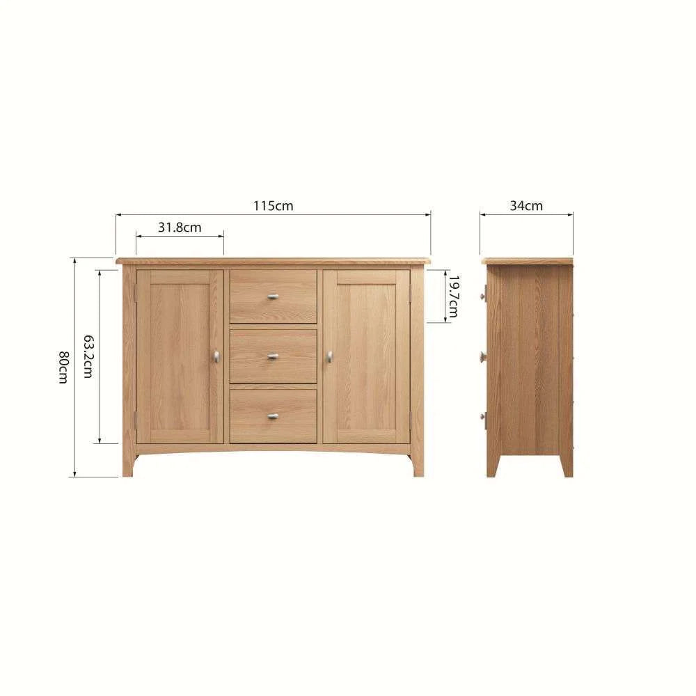 Assembled Dining & Occasional Large Sideboard - Light Oak