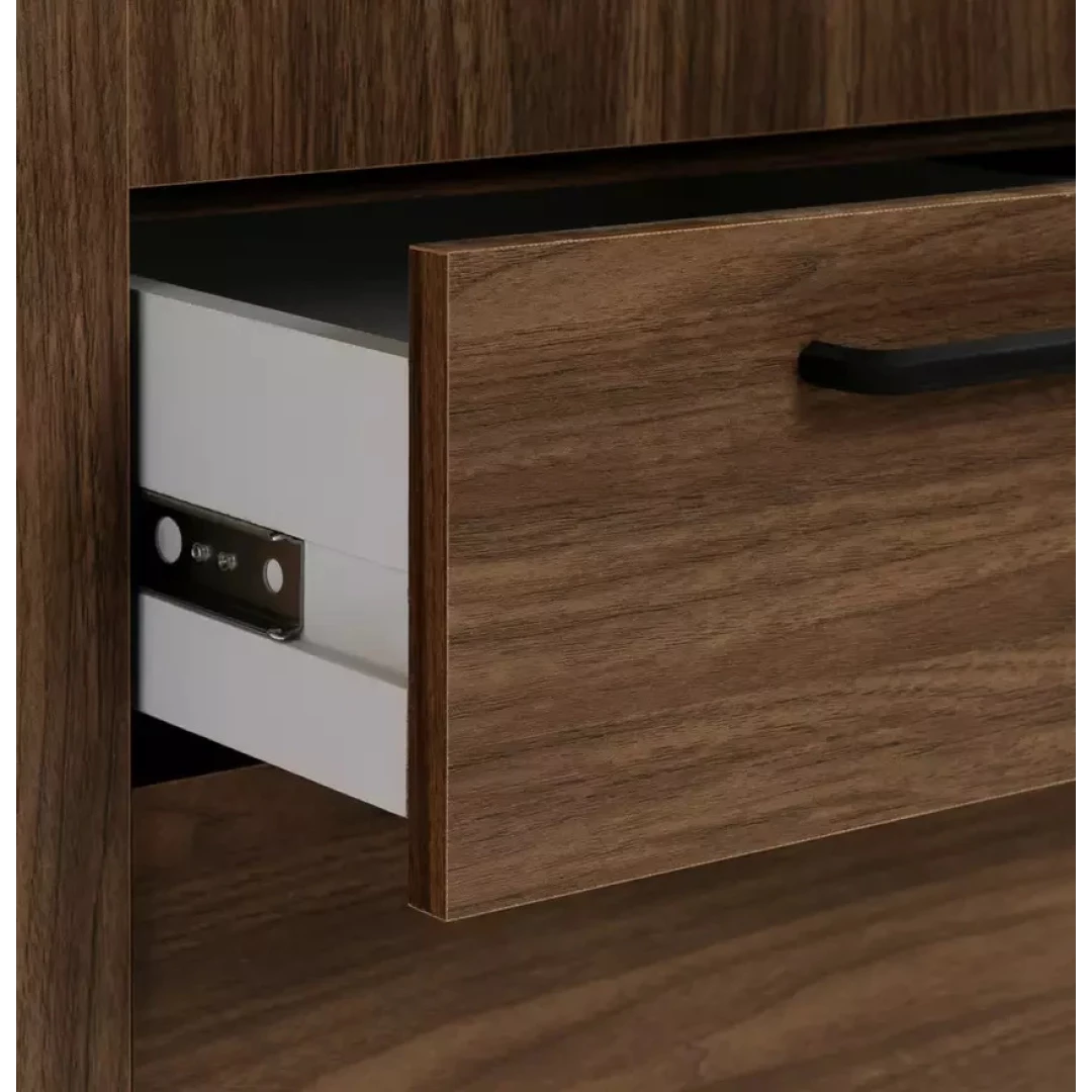 Oldham 2 Door 3 Drawer Wardrobe - Walnut