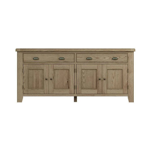 Assembled Dining & Occasional 4 Door Sideboard - Smoked Oak