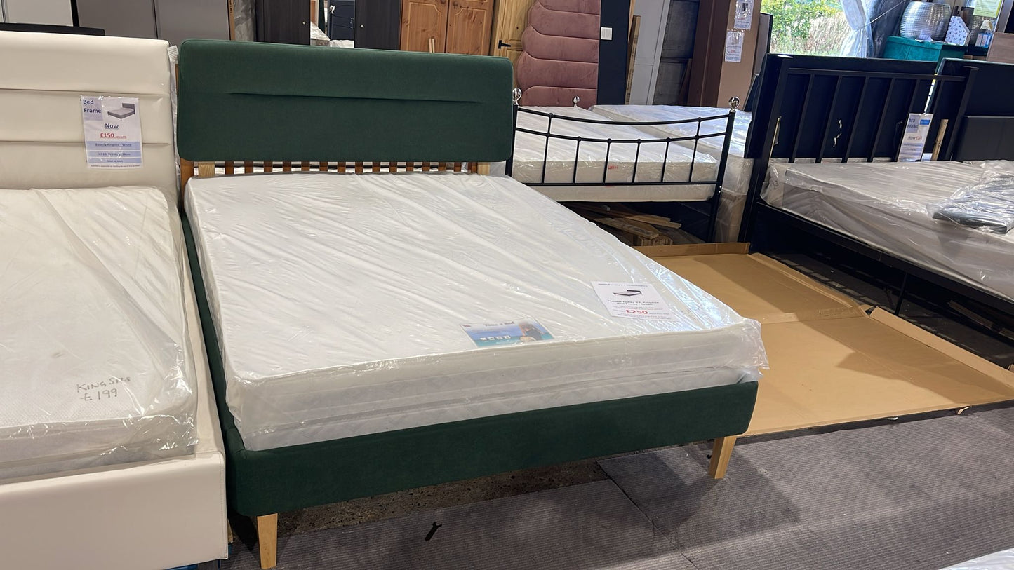 Assemble Habitat Tadley Kingsize Bed Frame - Green