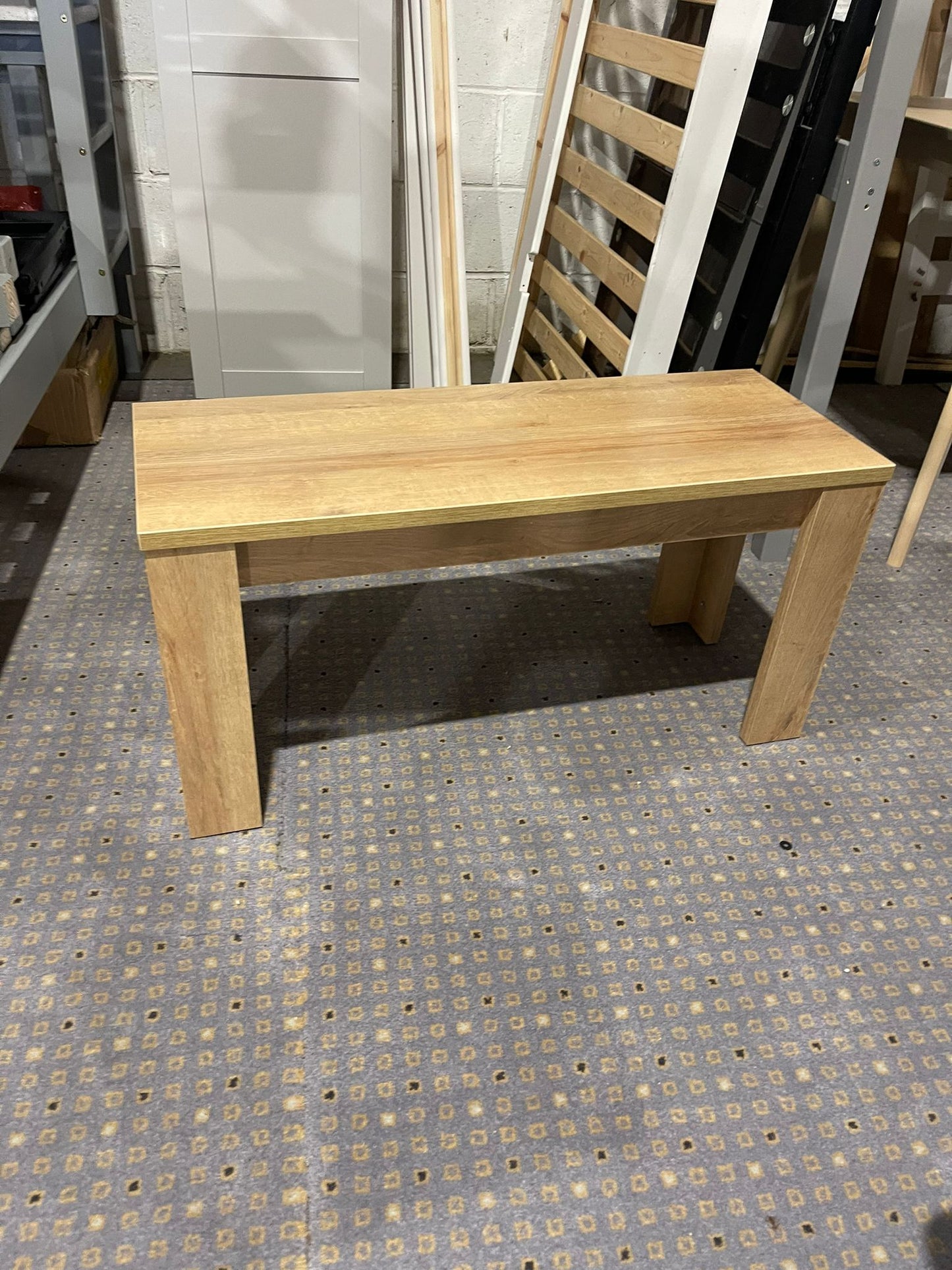 Ready Assembled Miami Dining Bench - Oak Effect