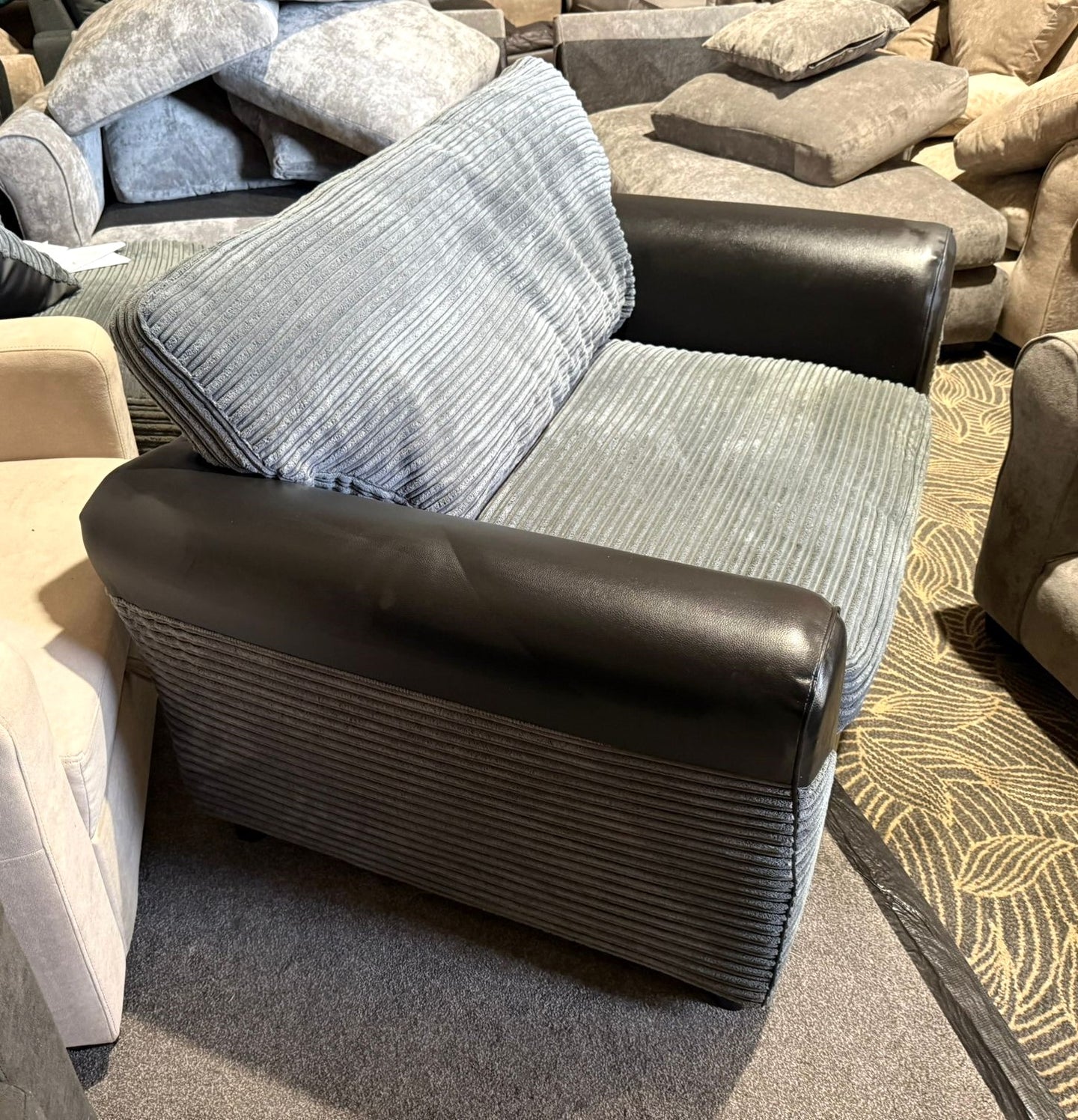 Harry Cuddle Chair - Charcoal