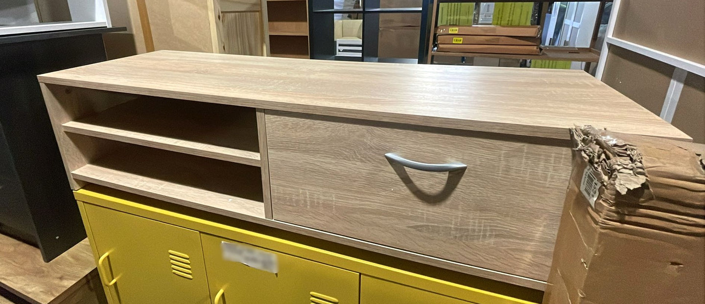 Assembled Home Squares 1 Drawer TV Unit