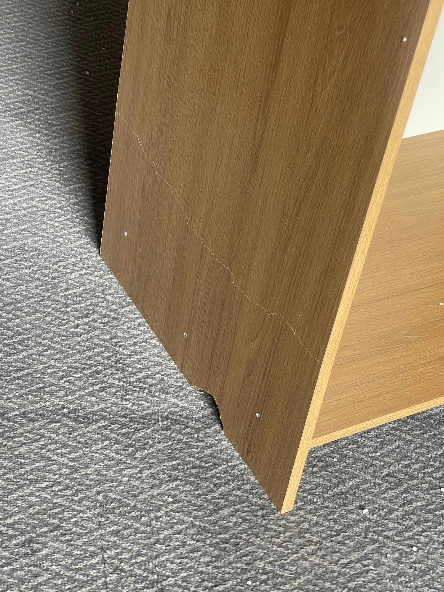 Assembled Seville 3 Door Wardrobe - Oak Effect (Left Side Minor Damaged)