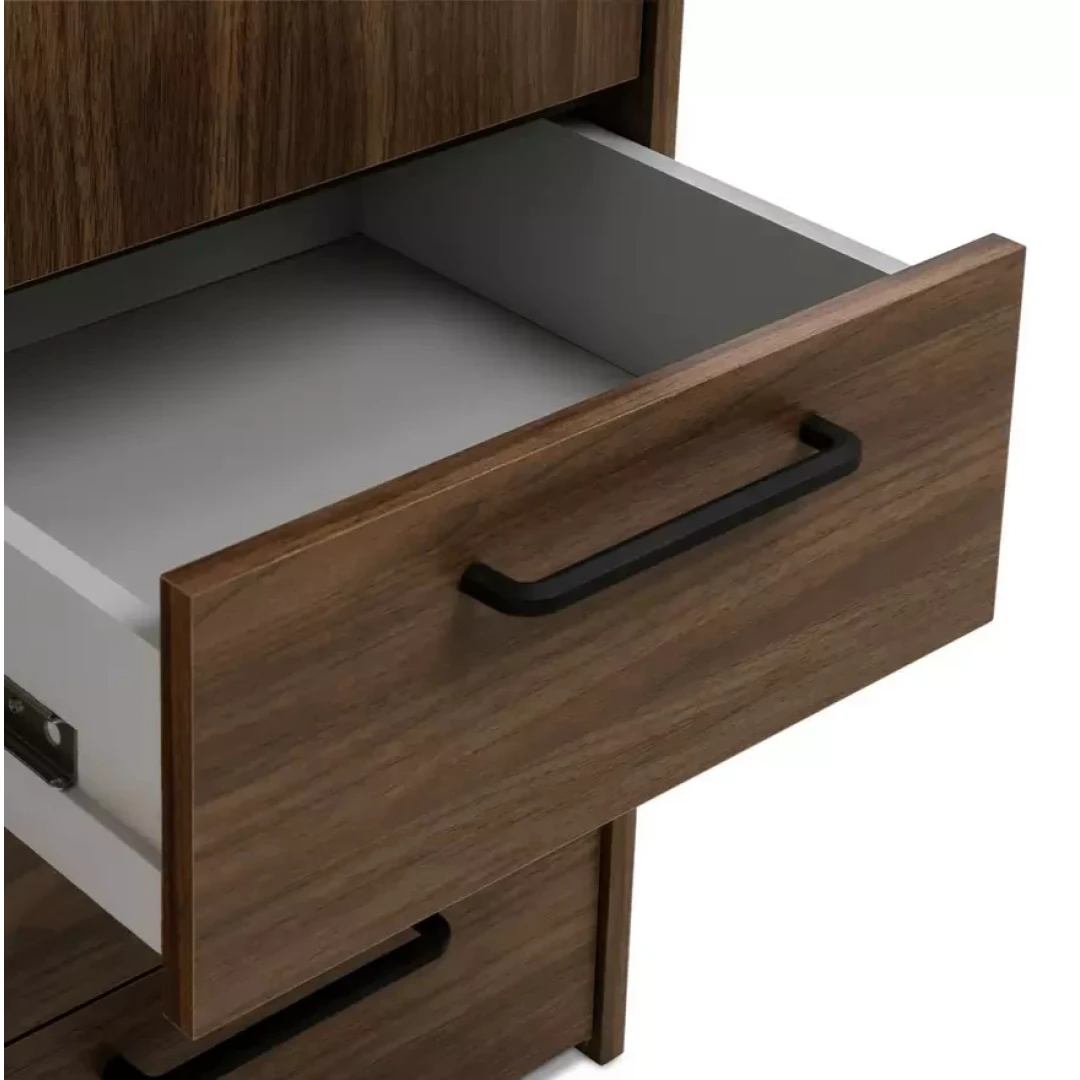 Oldham 2 Door 3 Drawer Wardrobe - Walnut