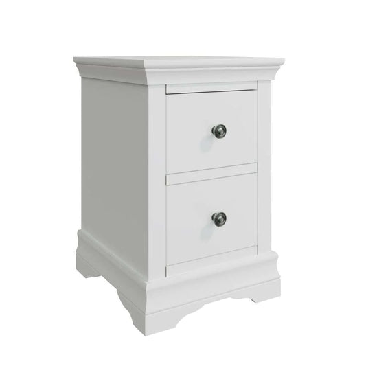 Assembled Bedroom Bedside - White