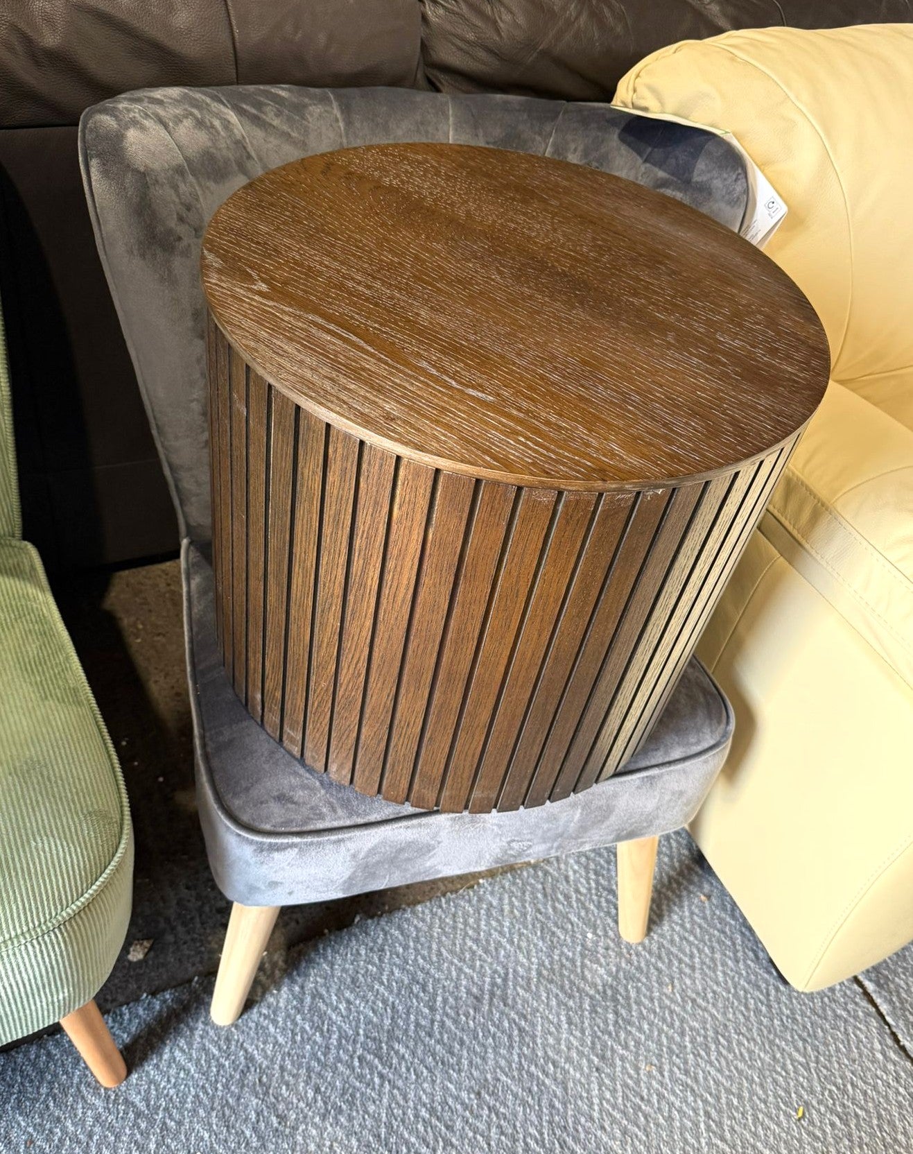 Assembled Habitat Engel Nest of Coffee Table - Walnut