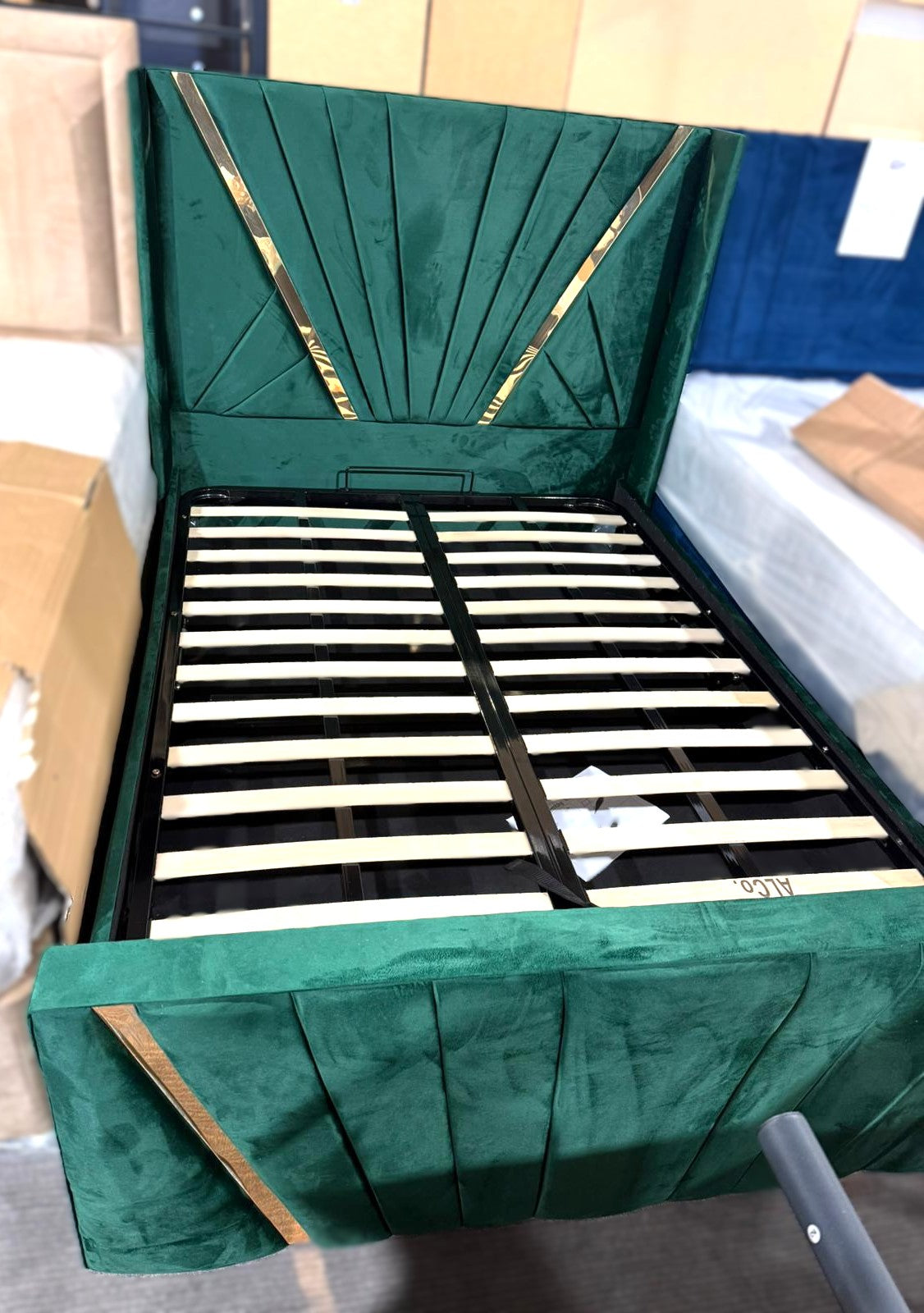 Bespoke Made to Order Double Ottoman / Storage bed frame - Available in many Colours and Fabrics