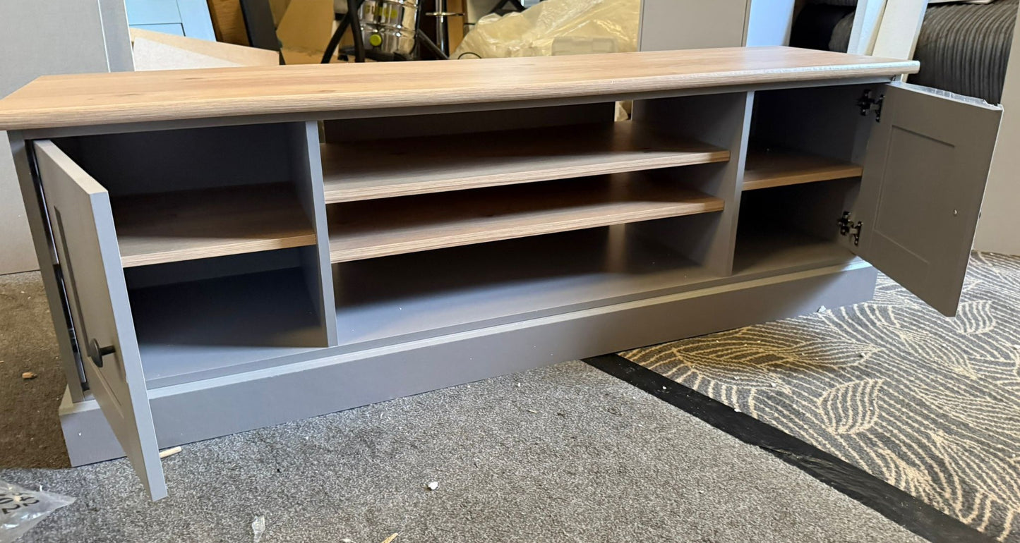 Assembled Winchester TV Unit - Grey