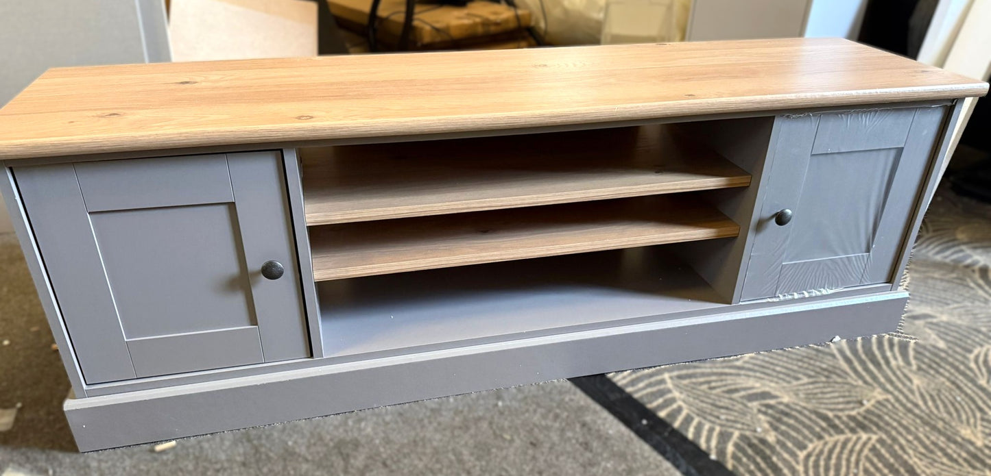 Assembled Winchester TV Unit - Grey