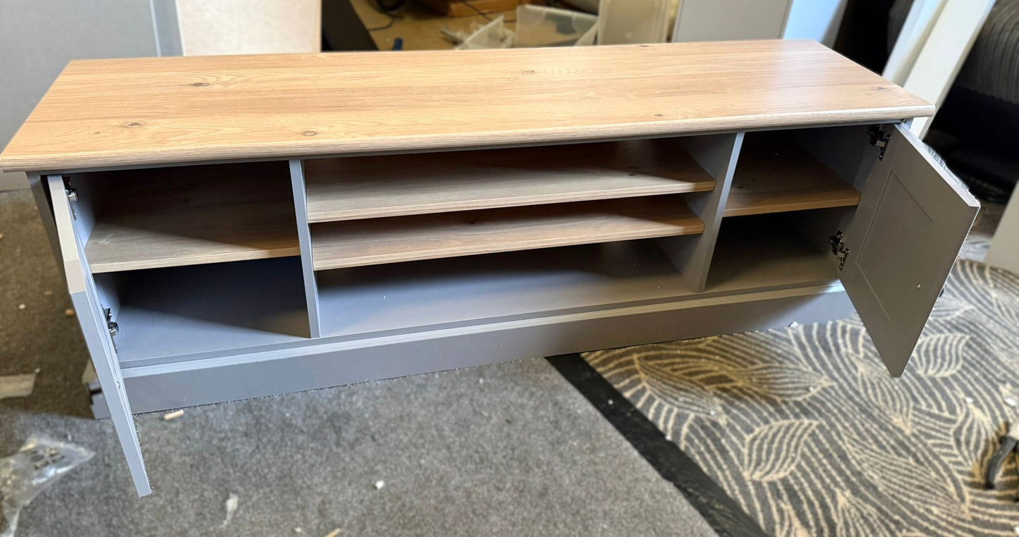 Assembled Winchester TV Unit - Grey