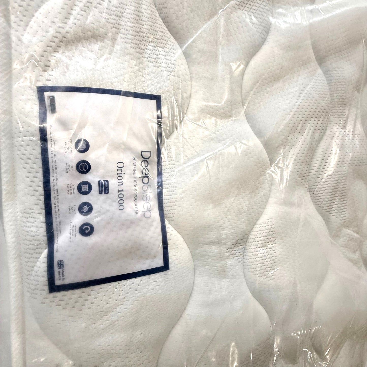 Orion 1000 Pocket Spring Mattress - Medium/ Firm
