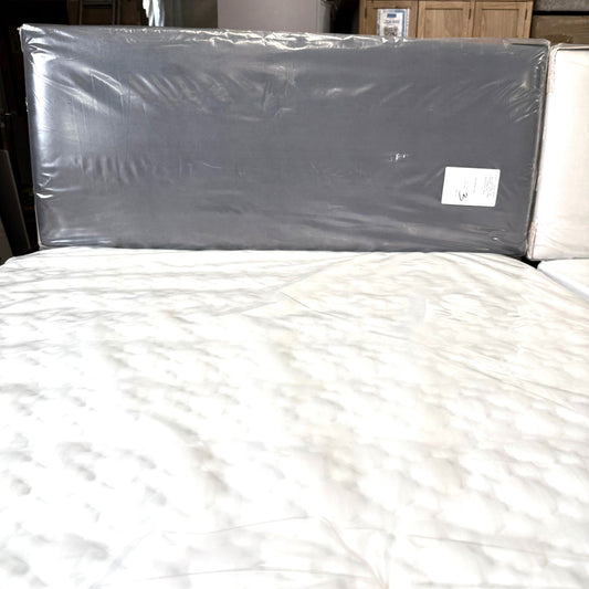 Double Plain Headboard - Grey