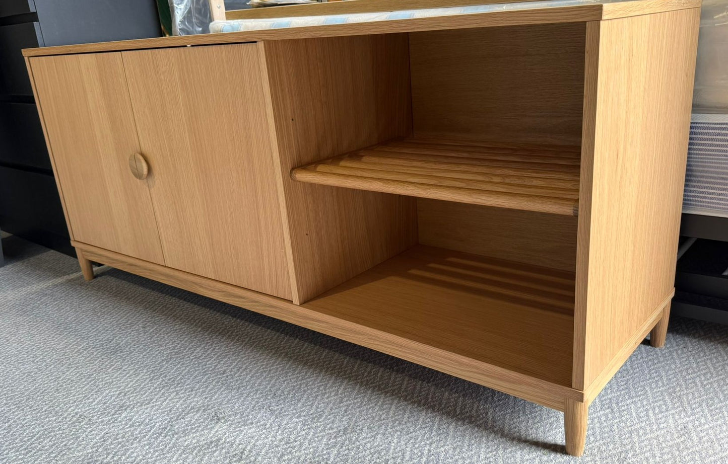 Assembled Habitat Cornelia 2 Door Oak Sideboard - Natural