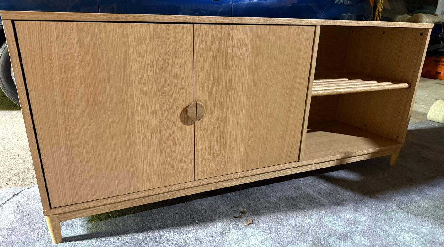 Assembled Habitat Cornelia 2 Door Oak Sideboard - Natural