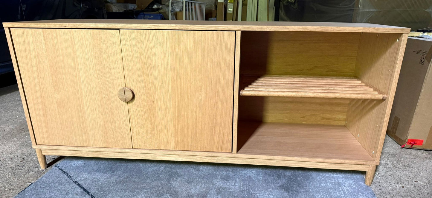 Assembled Habitat Cornelia 2 Door Oak Sideboard - Natural