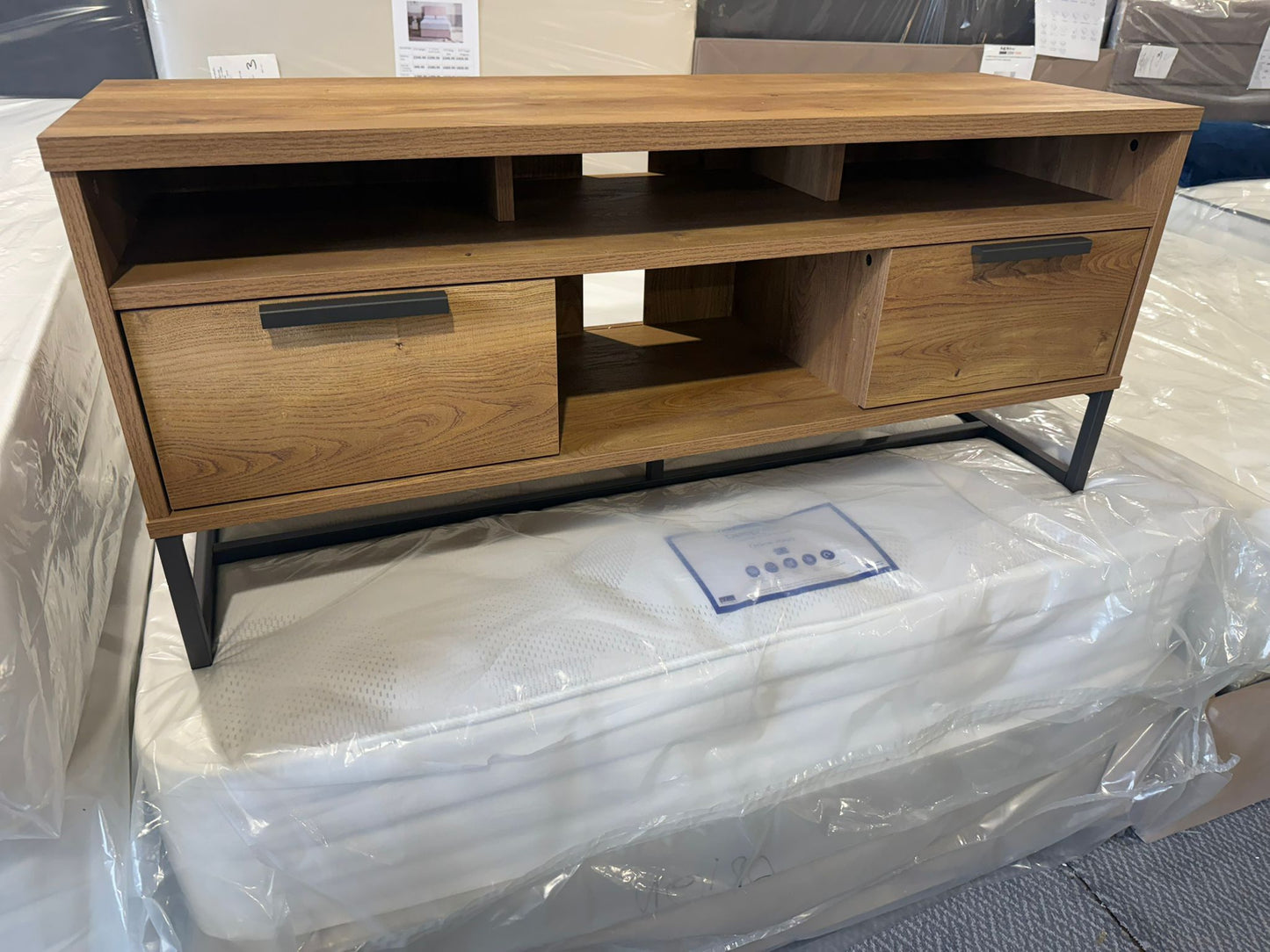 Assembled Habitat Nomad TV Unit - Natural